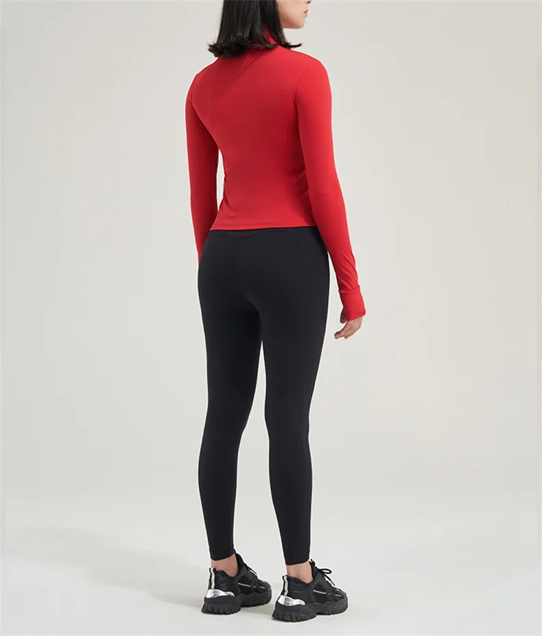 TRY TO BN Yoga Long Sleeve Coat Zipper Loose Sports Tops Breathable Sunscreen T Shirt Workout Women Running Gym Clothing Fitness