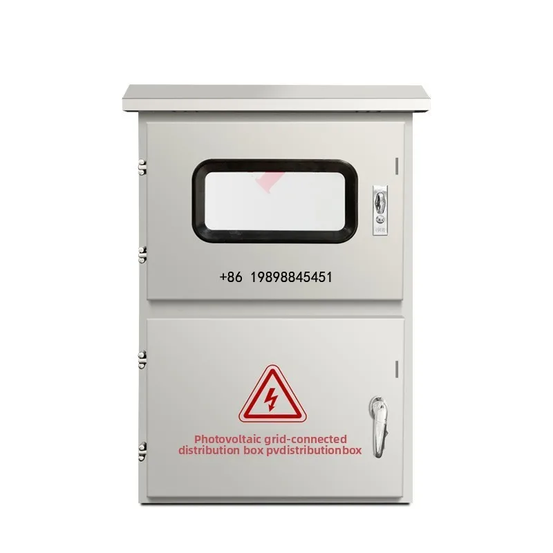 Distribution Box Wall-Mounted Solar Energy Array Combiner Panel Customizable IP54 DC 1000V Photovoltaic Grid-Connected