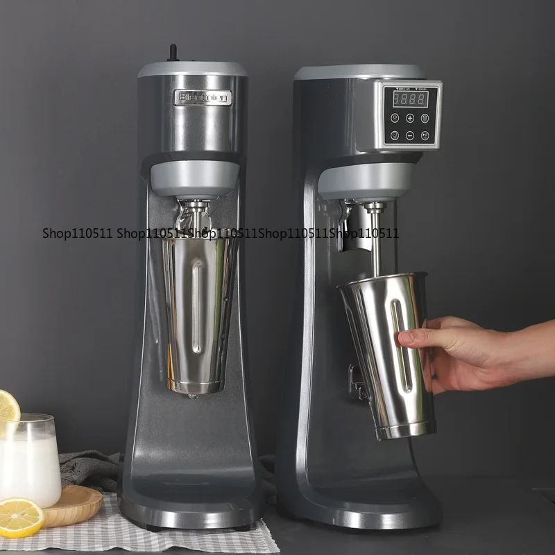 2025 Version Stainless Steel Milk Shaker Single Milkshake Machine Commercial Blender with Adjustable Speed Time Mixer