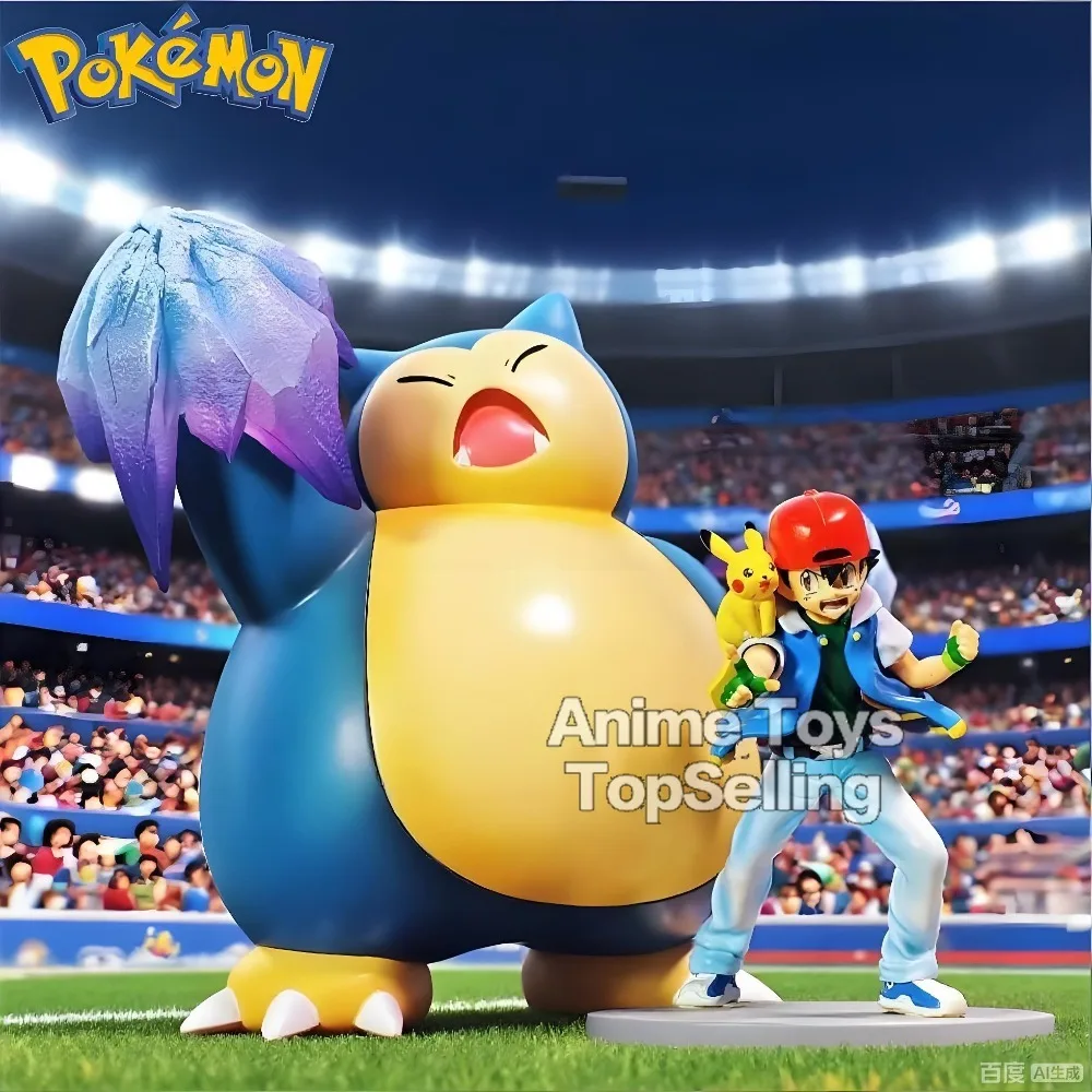 

Anime Pokemon Figure Snorlax Action Figures Pvc Statue Desktop Ornamen Collection Model Toys Gifts 10cm/3.93in