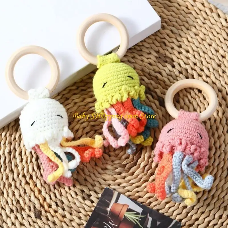 23GD Crochet Baby Toy encantador Medestabia Madera TEATER Baby Auditorio Desarrollar juguete