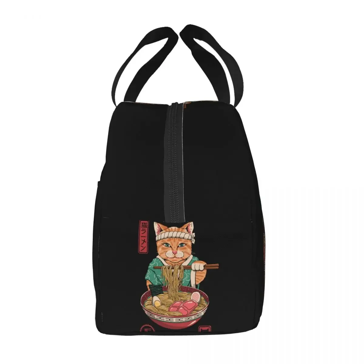 Japanese Cat Lunch Box for Women Leakproof Japan Neko Ramen Cat Thermal Cooler Food Insulated Lunch Bag Kids School Children