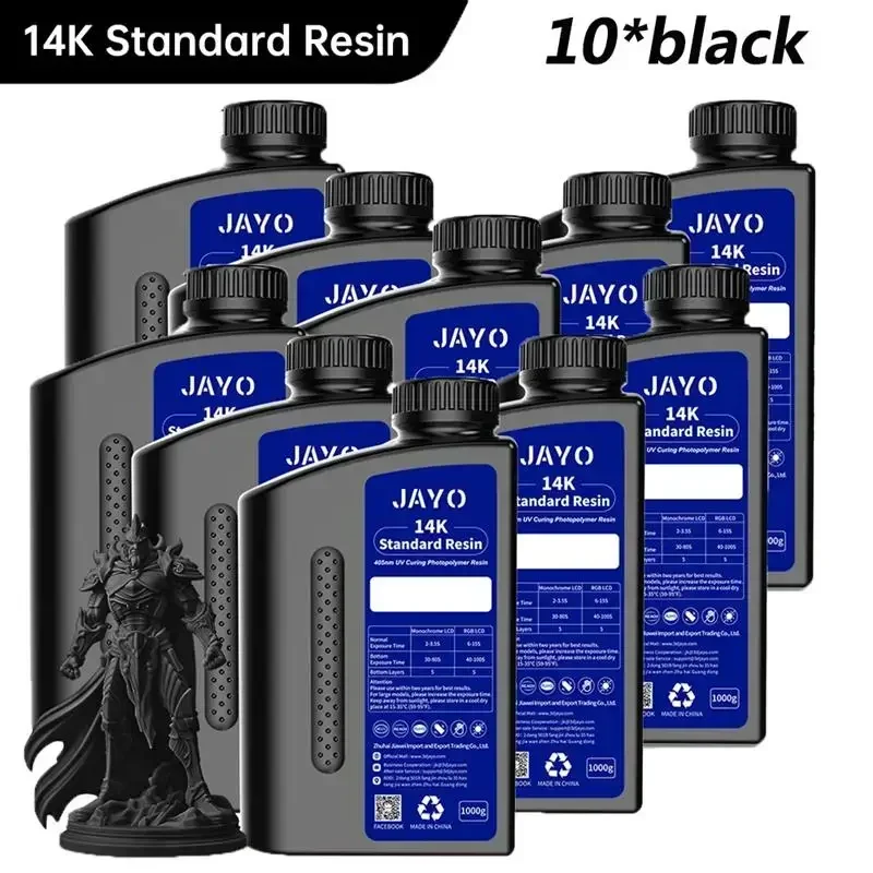 

Top! ABS-Like/ Standard/PA-Like/Water Wash Resin 3D Printer Resin 10KG 395-405nm UV Curing Photopolymer Rapid Resin for LCD/DLP