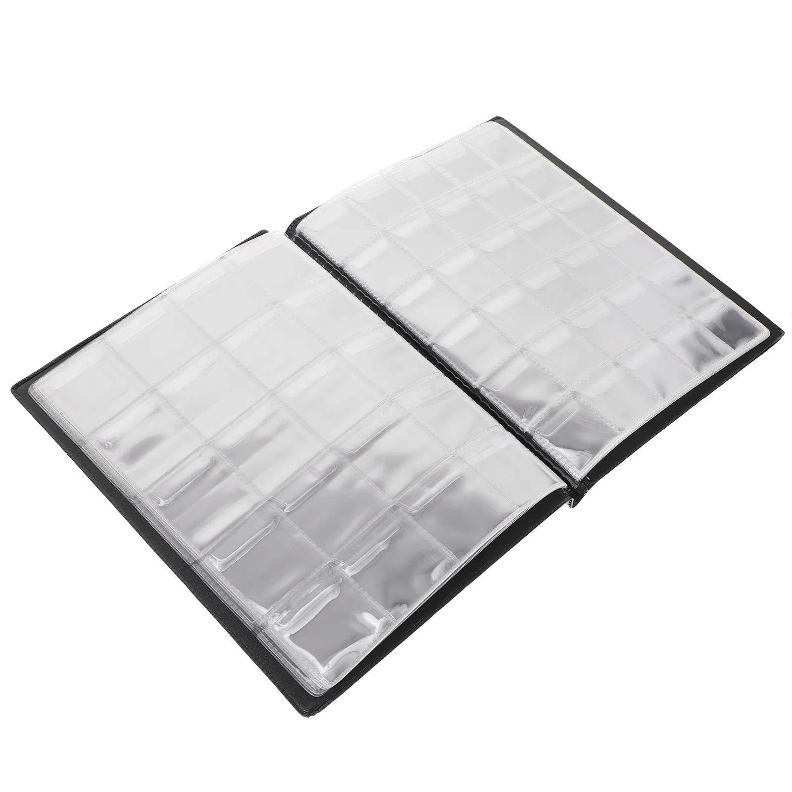 Livre de Collection de pièces de monnaie, 10 Pages, capacité de 250 pièces de monnaie, grande petite grille, fente transparente pour Albums de monnaie, collectionneurs, porte-cadeau