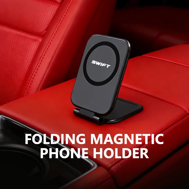 For Suzuki Car Adjustable Cell Phone Holder Dual Side Magnets Ultrathin Accessories Ciaz SX4 Ignis Vitara Samurai Kaiser Alto view 3