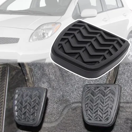 Para Toyota Yaris XP90 XP130 XP150 2006 - 2014 2015 2016 2017 Belta accesorios de almohadilla de Pedal de embrague de freno de goma para coche