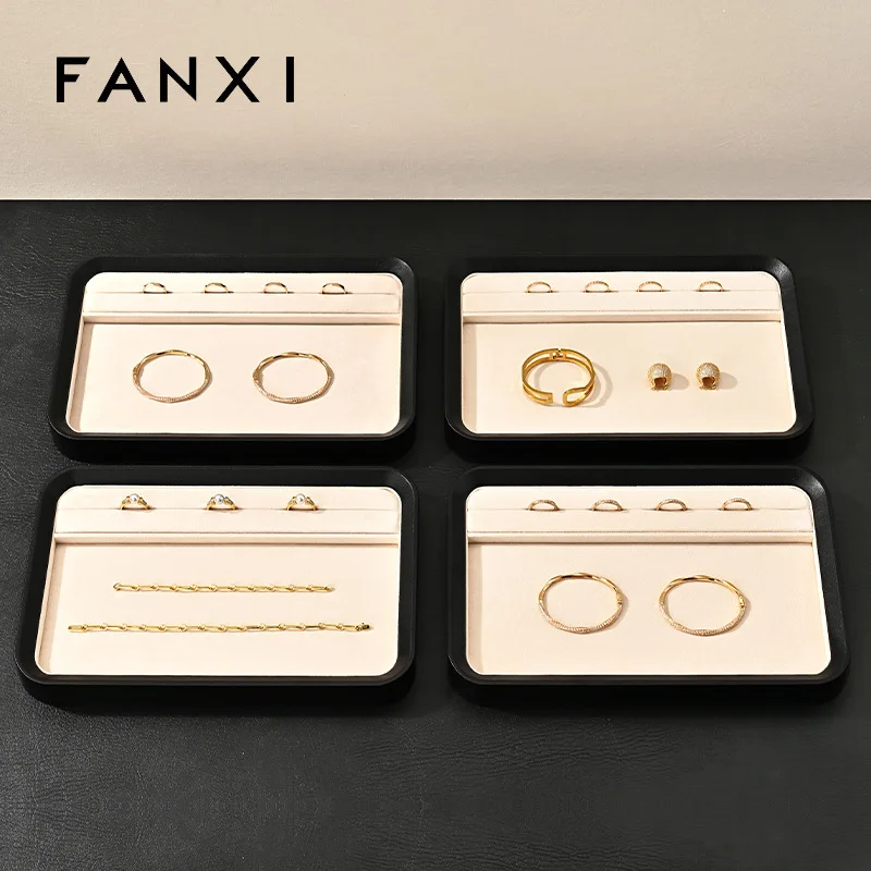 High-end Trays Jewelry: Rings Earrings Necklaces Watches Display Trays Exhibition Exclusive Use Home Decor Plateaux ZY40TP
