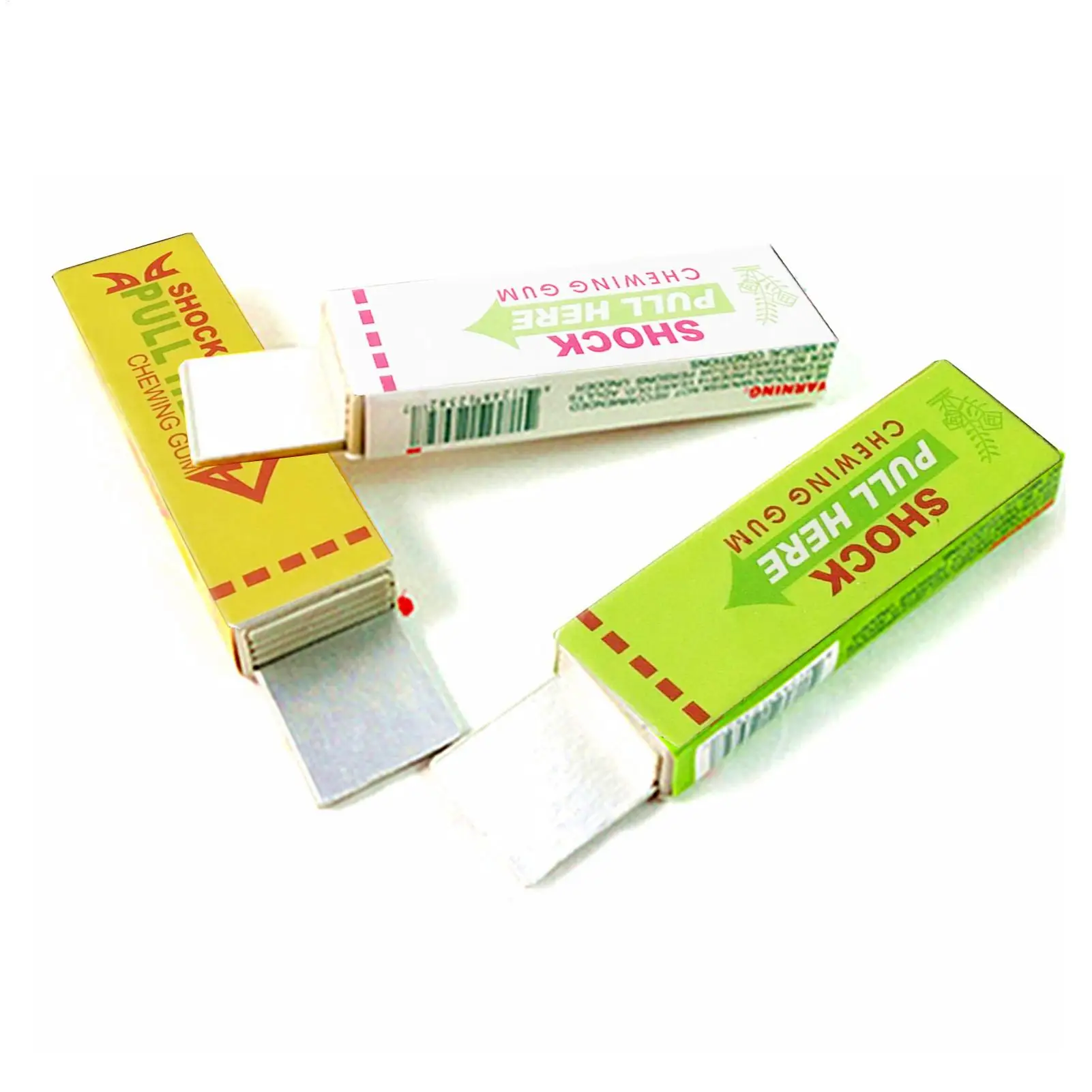 Chewing Gum Shock Joke Gadget Electric Shocker Gum Funny Prank Toy Creative Shock Games April Fool's Day Prank Shocking Toy