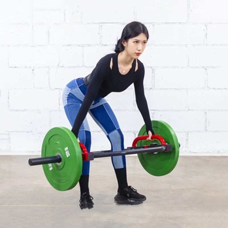 Assembled Barbell Bar Female Squat Butt Lift Light Weight Walking Hexagonal Ring Deadlift Shrugging Ring Bell