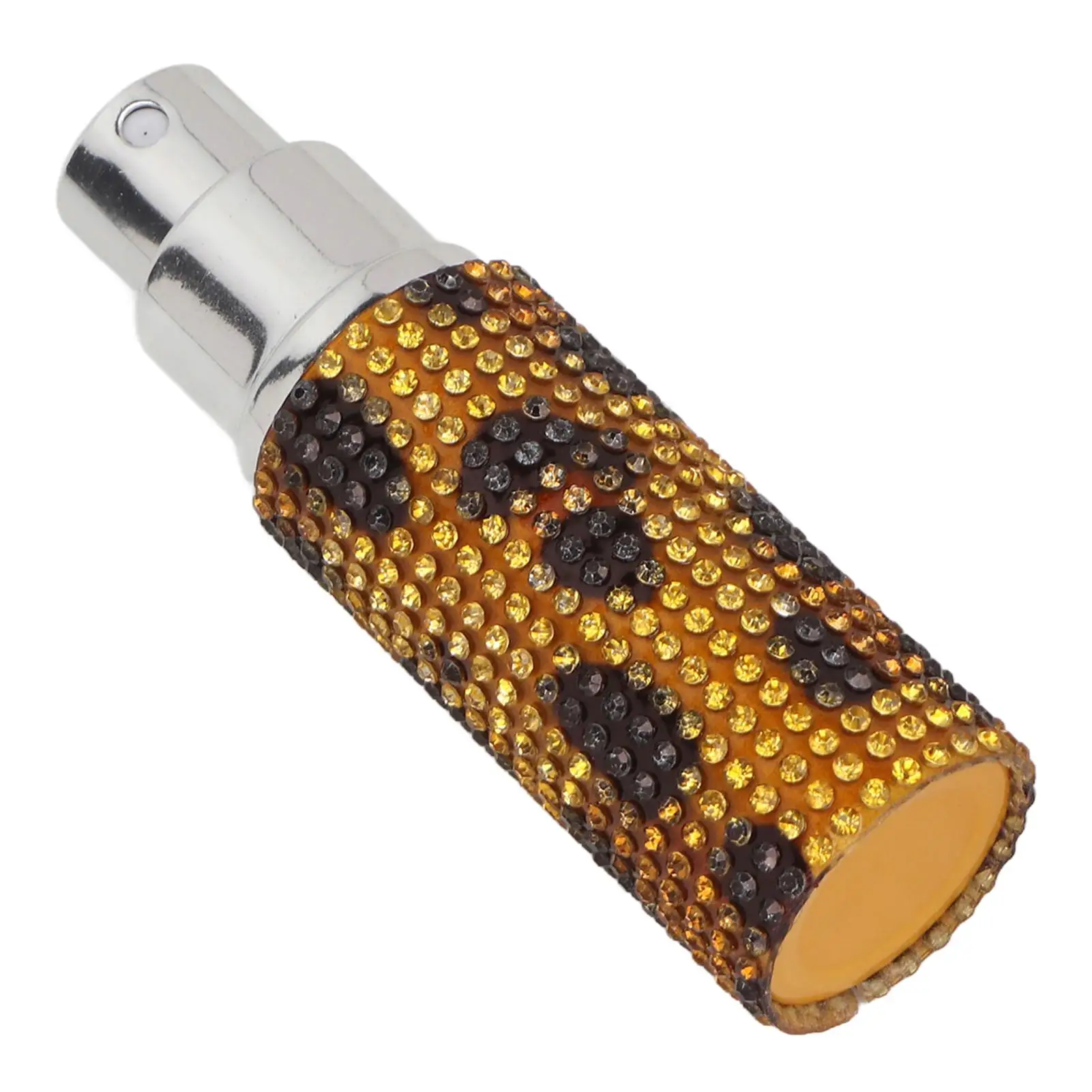 Garrafa atomizadora de perfume recarregável com decoração, Leopard Print, Travel Spray portátil para colônia, 10ml