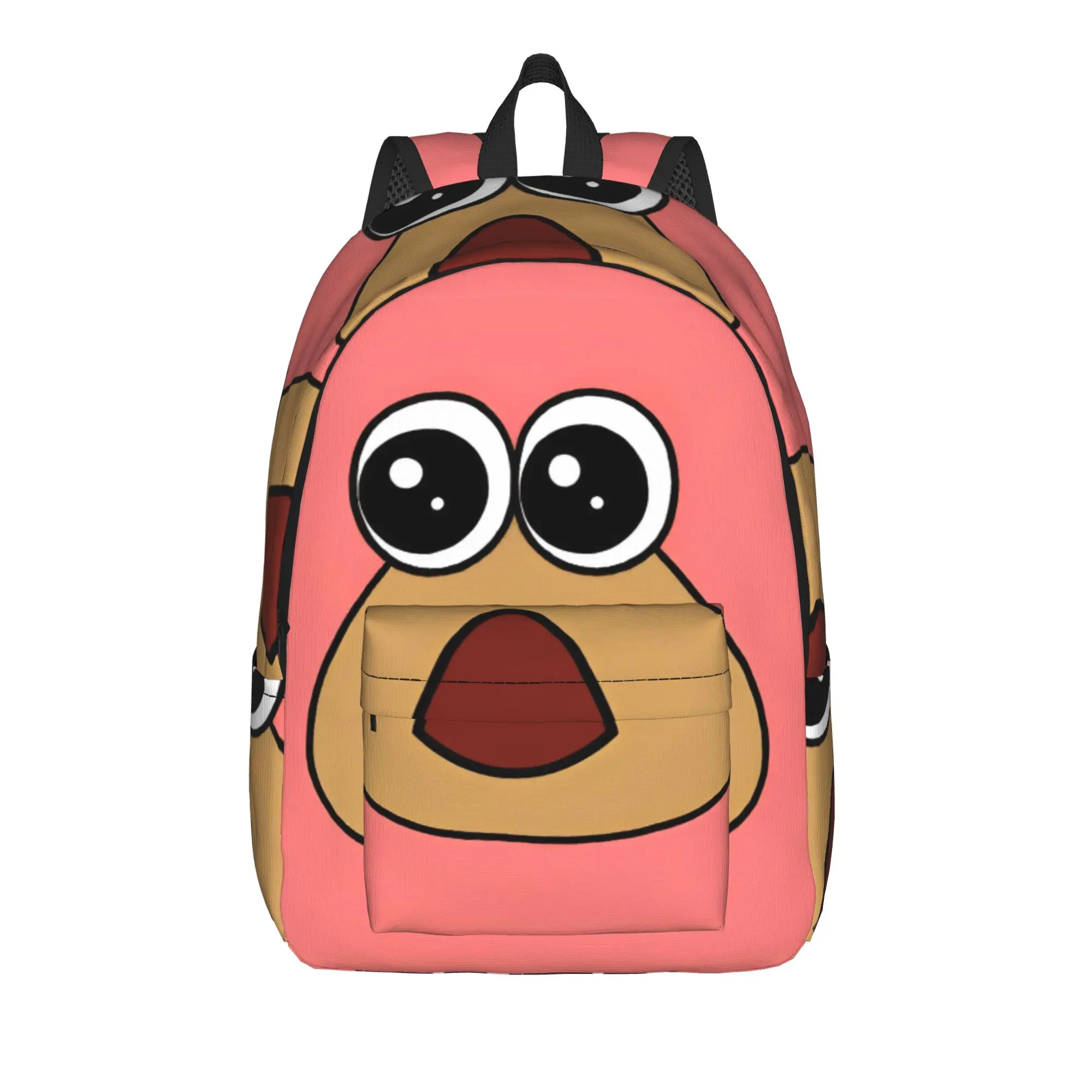 My Pet Alien Pou Classical Backpack Lightweight Student Hiking Travel  Daypack for Men Women Laptop Computer Canvas Bags