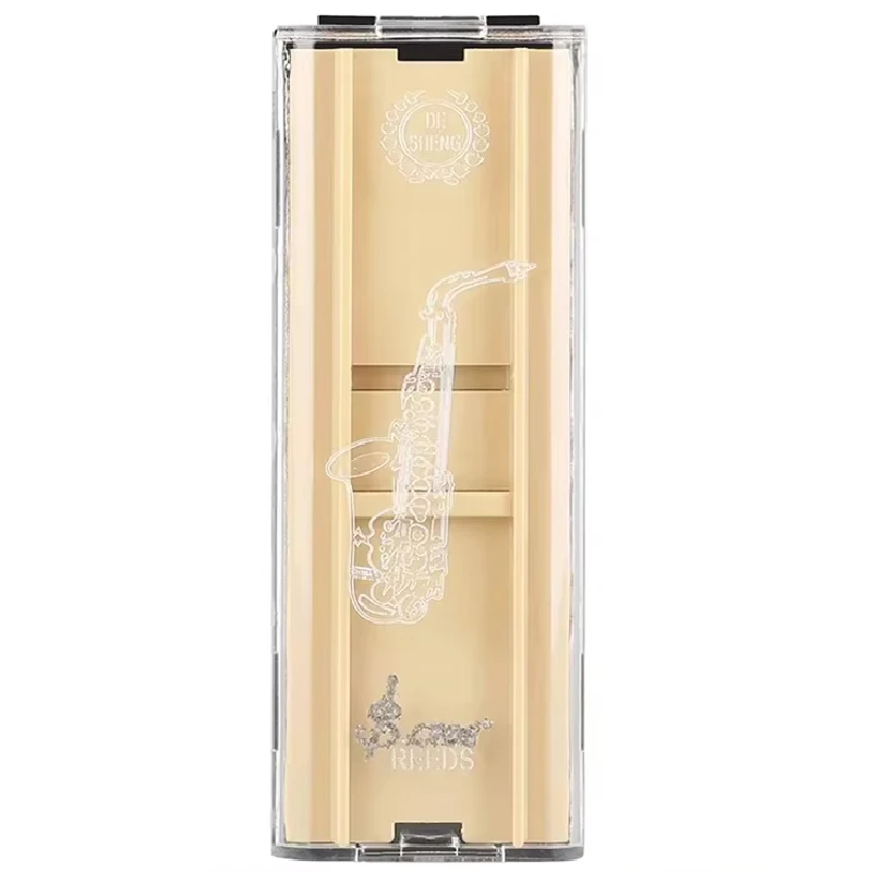 SLADE Portable Sax Reed Box Clarinet Reed Protection Box General Tools For Saxophone Music Instrument Accessory Hold Two pcs