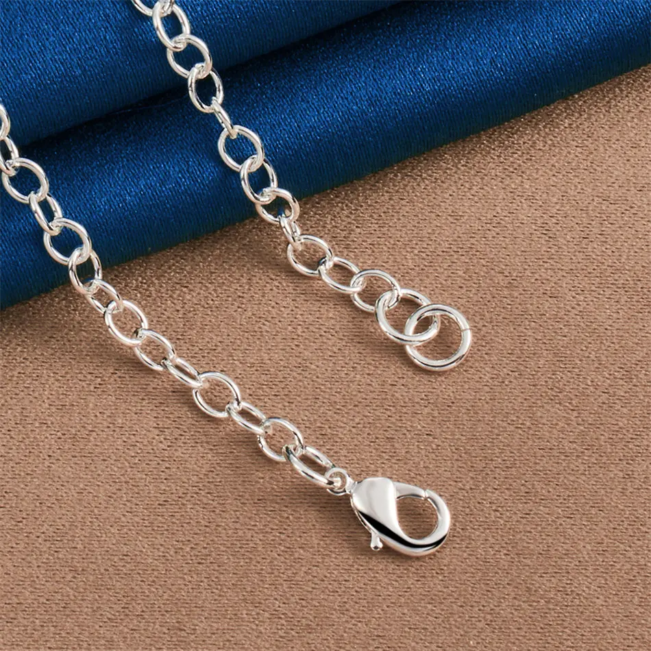 Women's 925 Sterling Silver Exquisite Love Lock Necklace