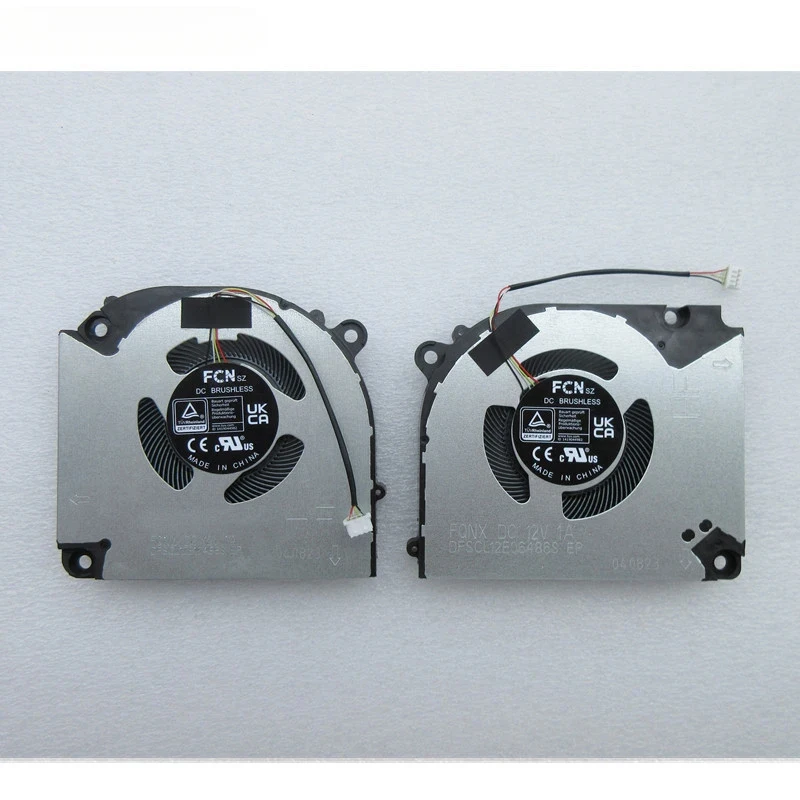 H+ New Original Laptop CPU GPU Cooling Fan For Medion Erazer Scout E20-MD62528 V170RNC FQNX FQNW DFSCL12E16486S DFSCL12E06486S