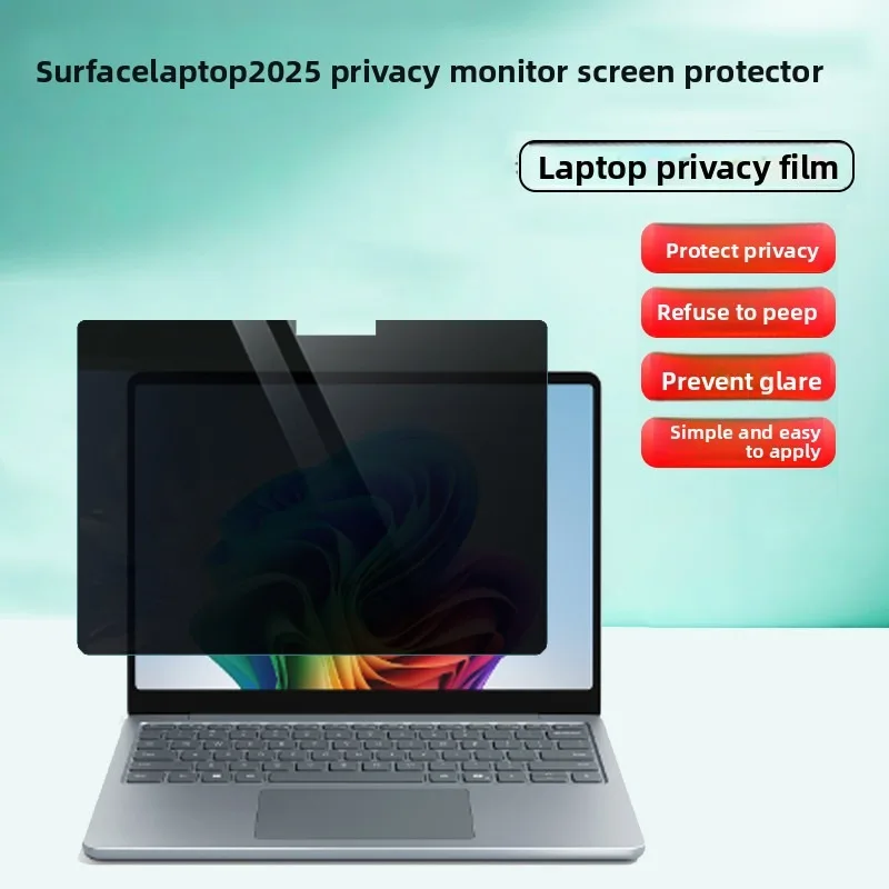 Para 13 polegadas 2025 microsoft surface laptop 2095 protetor de tela de privacidade contra-espião filme anti-espionagem