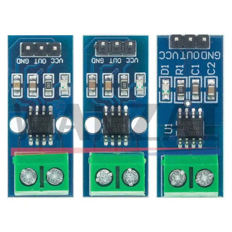 5A 20A 30A moduł czujnika prądu Hall ACS712 moduł dla Arduino ACS712TELC- 5A/20A/30A