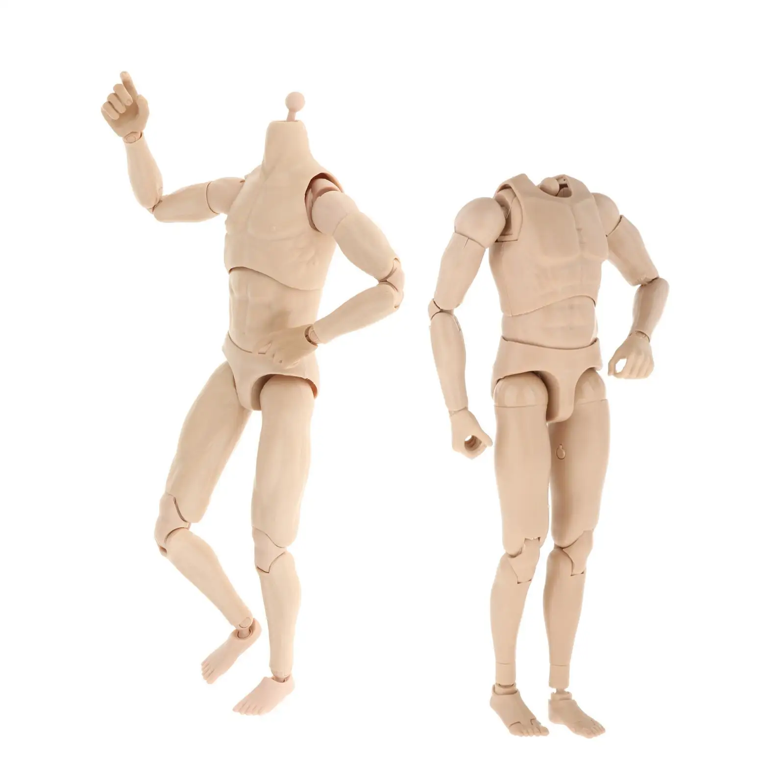 Kolekcjonerskie Elastyczne Figurki Akcji Męskie 1/6 Model Zabawka Ruchome Stawy 12" Cienkie Ramiona