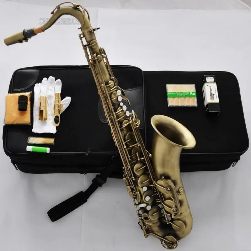 

Antique style Tenor Saxophone High F# Free Metal Mouth 10X Reed
