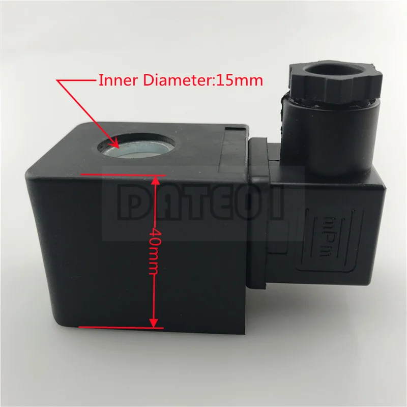 

Hydraulic Solenoid Pulse Valve Coil Diameter 15mm Height 40mm DC24V 10W Solenoid Valve Coil