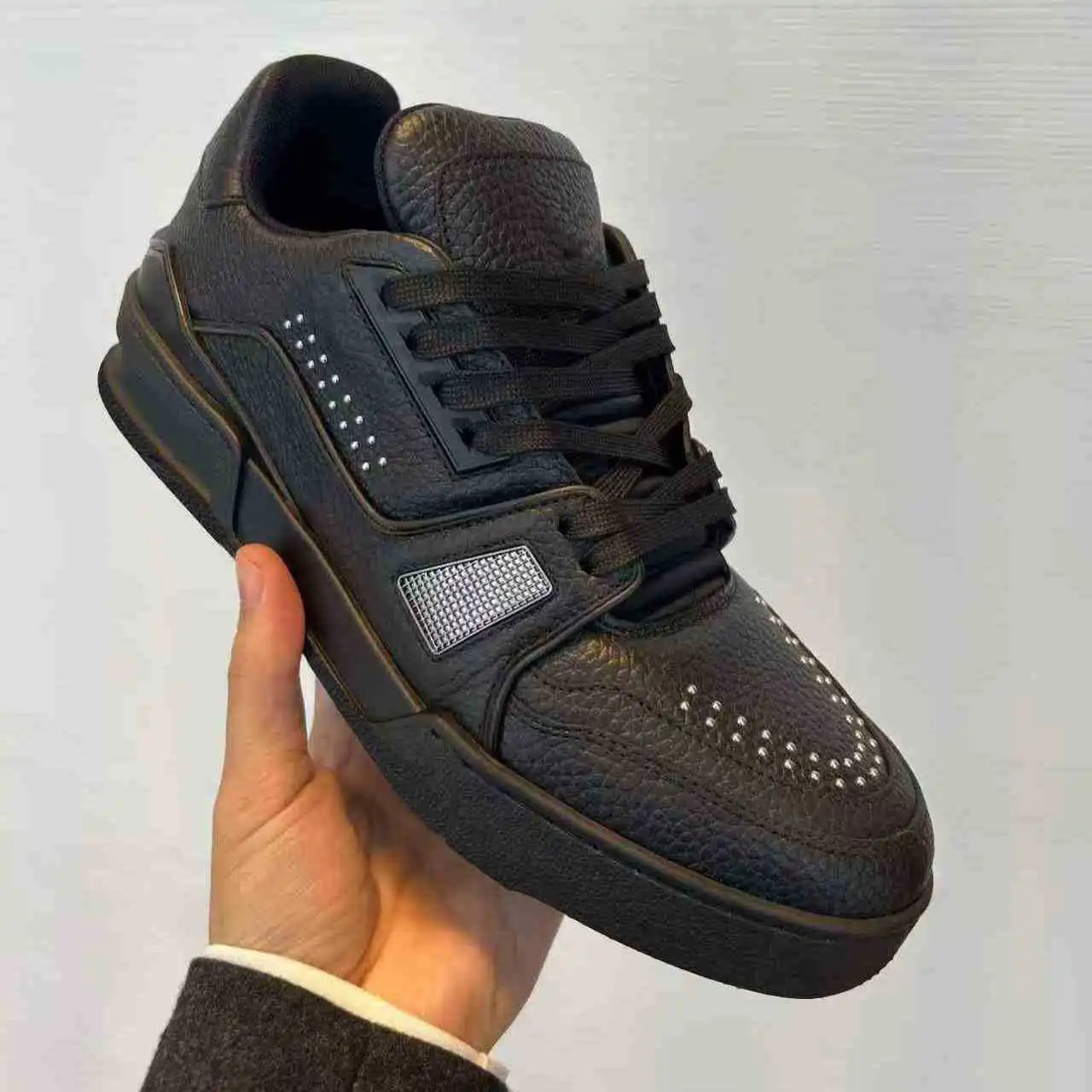 

Pink hot diamond tide brand board shoes new color matching versatile thick sole heightening fashion casual shoes