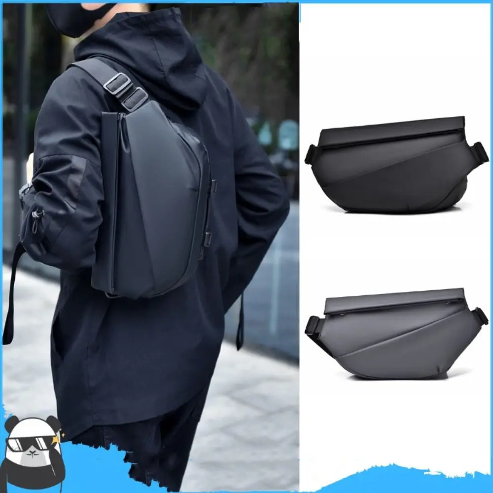 High Quality Chest Bag Waterproof Crossbody Rider Casual Fashion Men Large Capacity Shoulder Bag Waist Packs