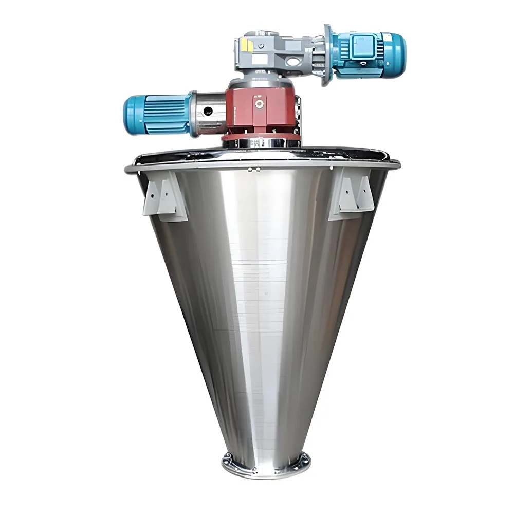 Efficient cone mixer Vertical stainless steel mixer Conical mixing machinery Spiral mixer