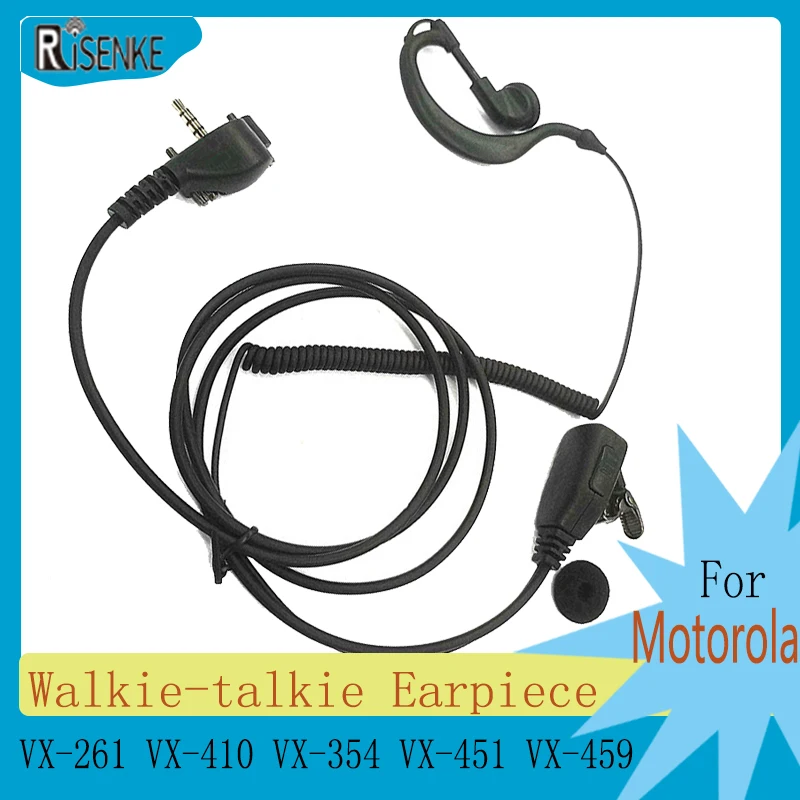 

RISENKE-Earpiece Headset for Motorola,Vertex,VX-261,VX-180,VX-210,VX-410,VX-231, VX-351, VX-354, VX-451, VX-459, EVX531, EVX-539