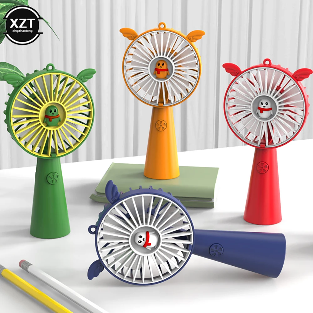 USB Charging Mini Fan Portable Small Electric Fan Super Silent Dormitory Large Wind Fan Summer Gift to Friends And Classmates