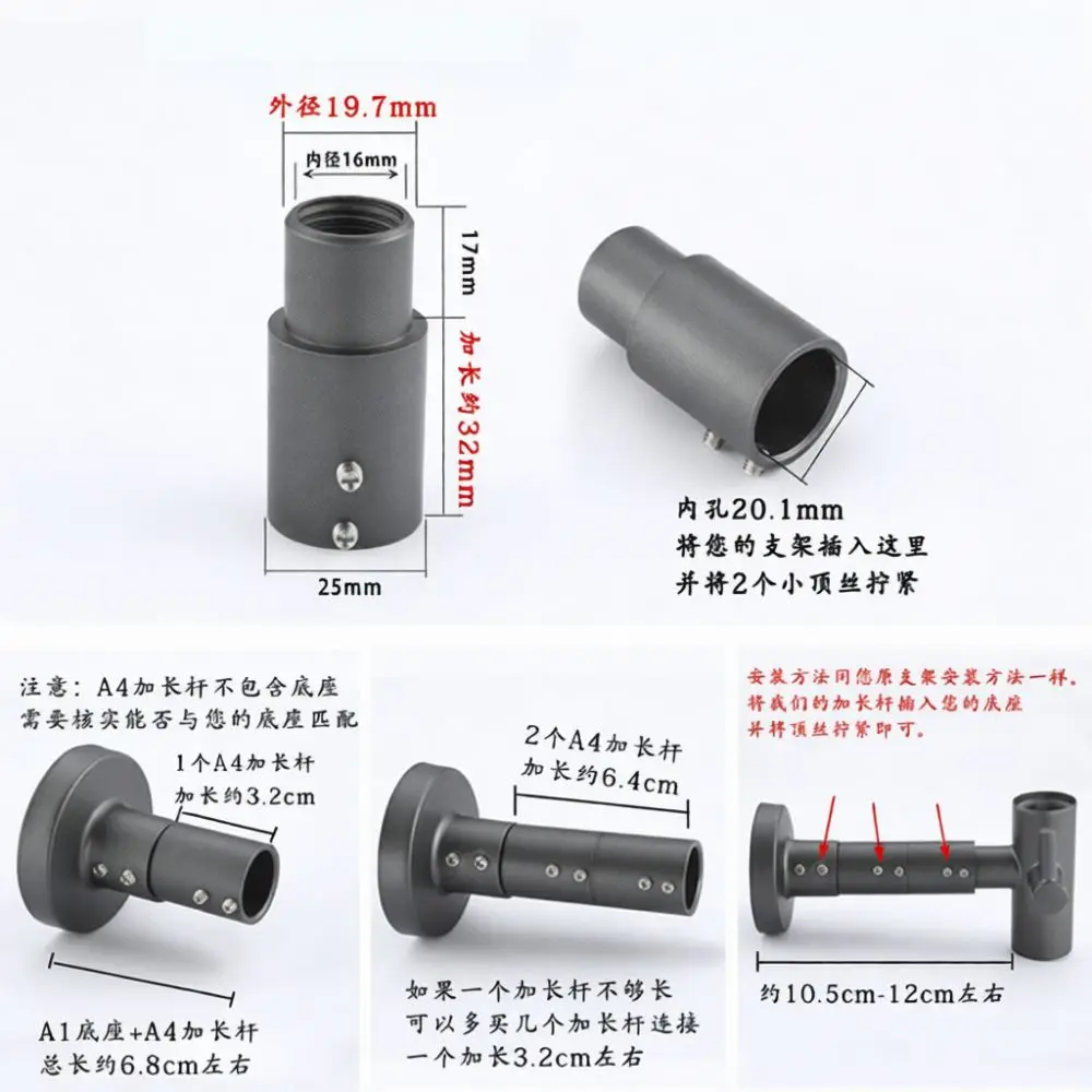 Grey Shower Slider Bracket Adjustable Mounting Base Bathroom Sprayer Rail Replacement Stand Support Holder Accessory