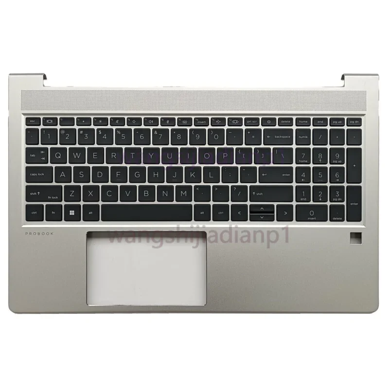 

Palmrest For HP Probook 450 G8 455 G8 With Backlit US Keyboard M21742-001 silver