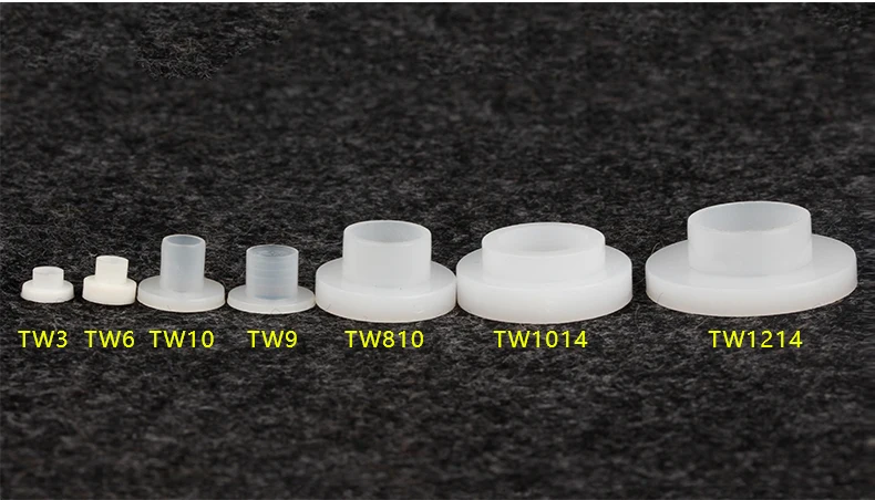 Kunststoffs cheibe Nylon Transistor Dichtung der Schritt T-Typ Isolation Distanz stück Schrauben gewindes chutz m3 m4 m5 m6 m8 m10 m12 m14 m16mm – Detail 5