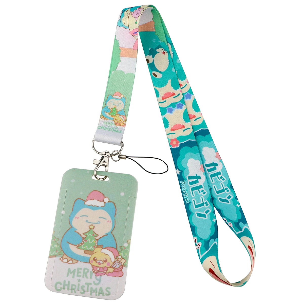 Cartoon Print Webbing Lanyard Keychain Classic Story Ribbon Hang Rope Keyring Mobile Phone Charm Cute Neck Straps Key Rings