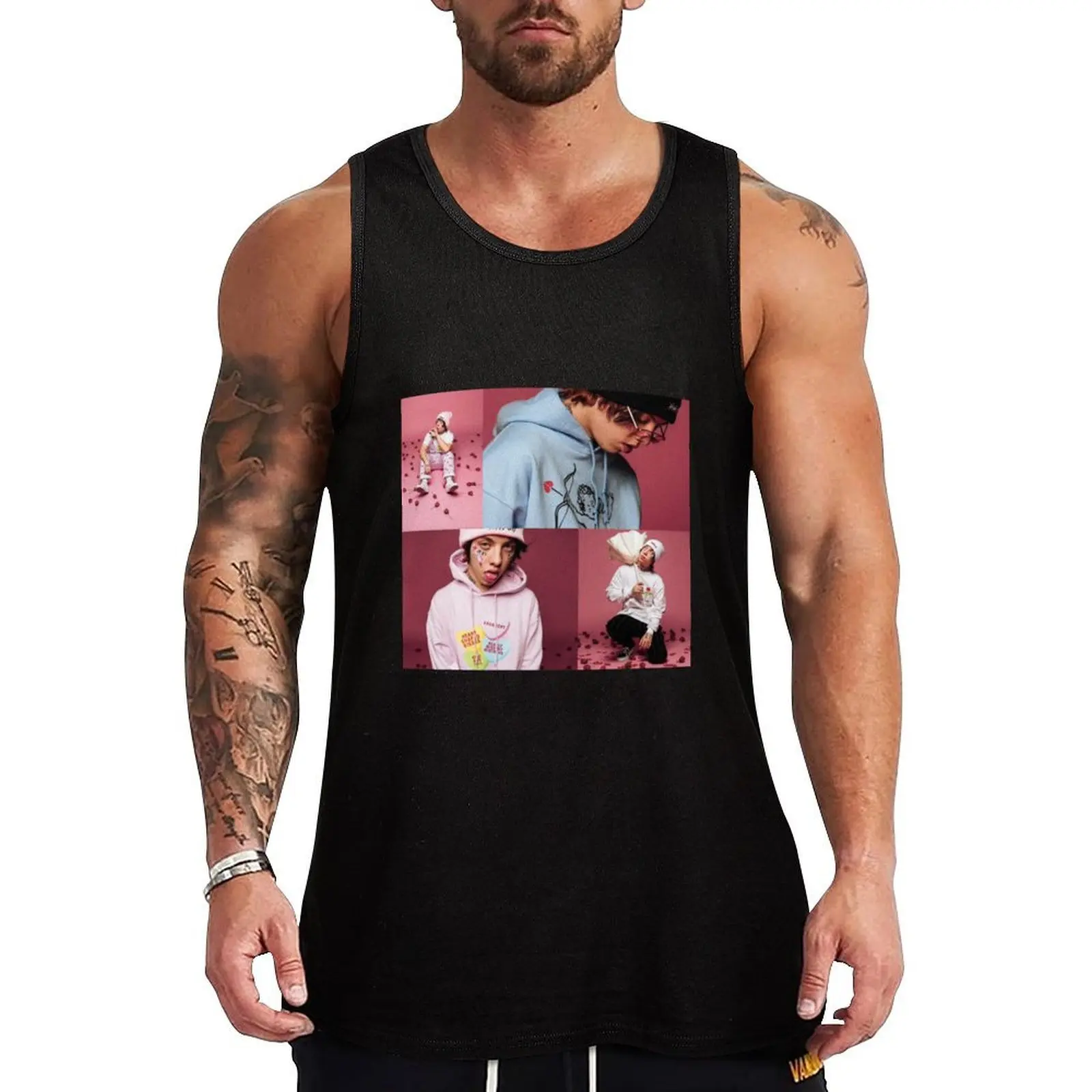 Lil Xan Merch Tank Top Flexible Comfort Tank Top Stretch Fabric Casual Wear