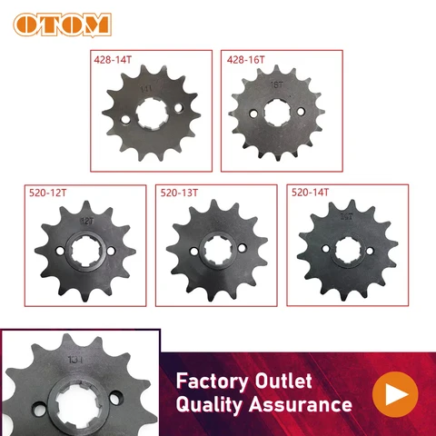 Передняя звездочка мотоцикла CRF230L 12T 13T 14T 16T, зуб коробки передач, подходит для цепи 428 520 для HONDA CRF230L XR230 SL230