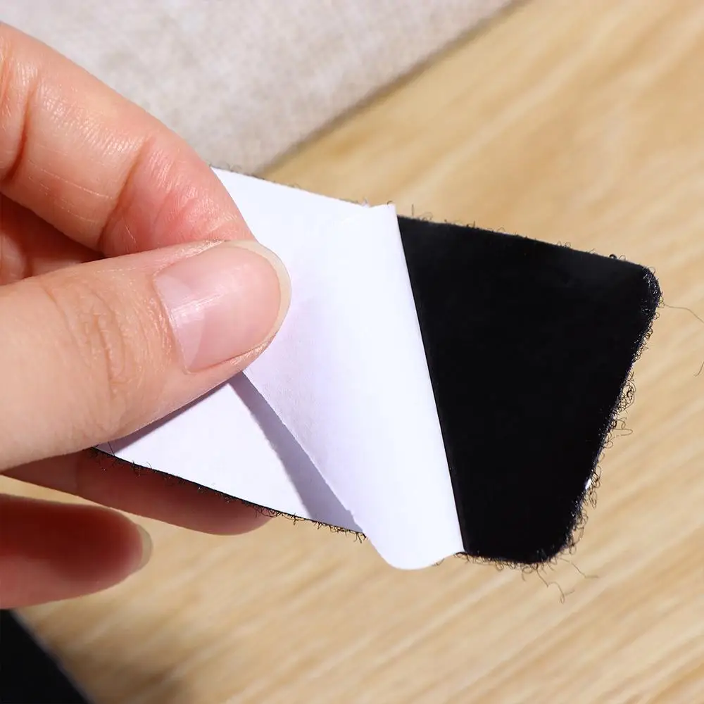 Rectangular 10 Pcs Sofa Mat Self Adhesive Mattress Fastener Patch Sticker for Bed Tape