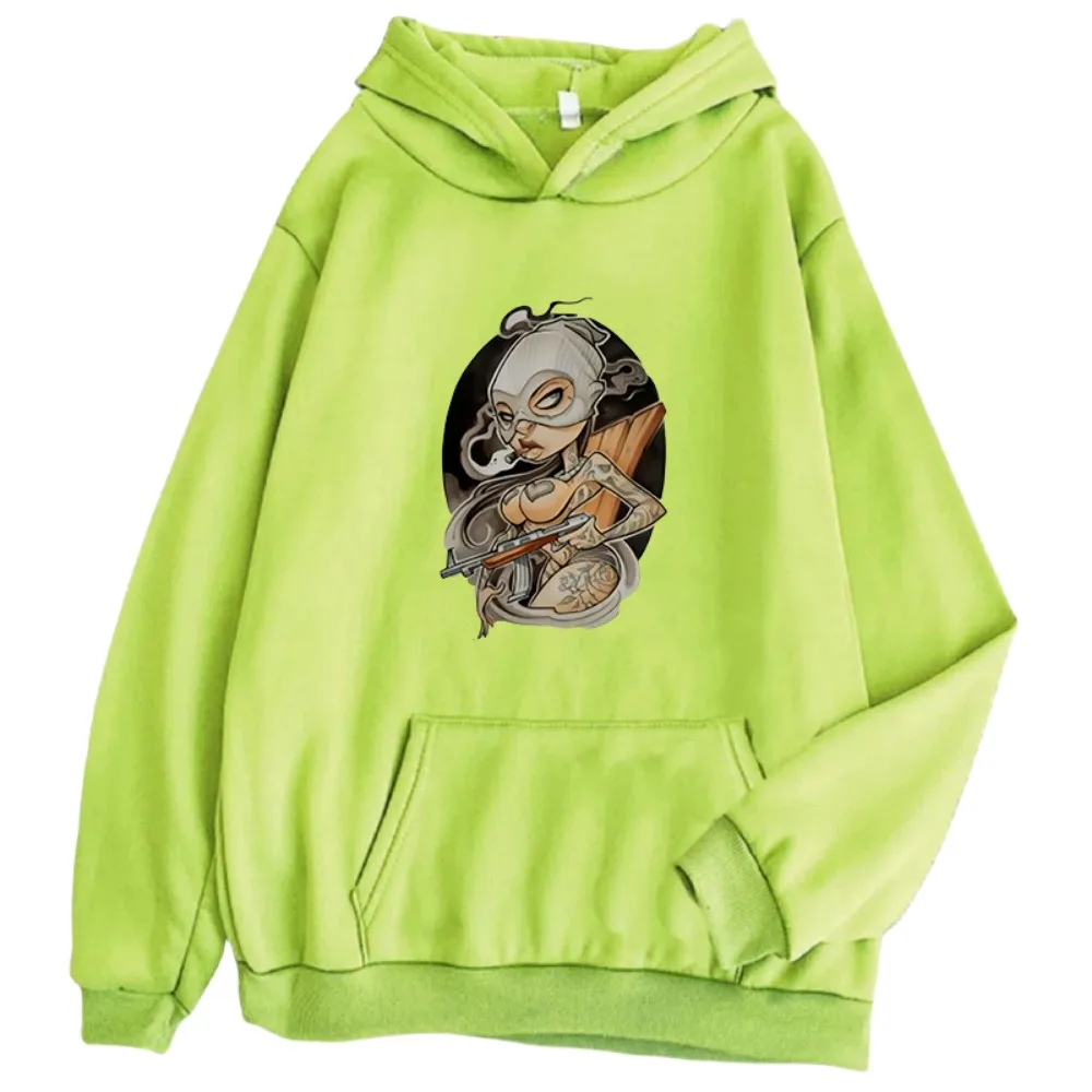 

super warrior y2k streetwear kawaii harajuku sweatshirt ropa men women winter clothes outerwear outfit anime hoodie tops loose