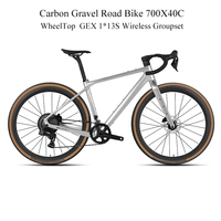 TWITTER 700X40C Carbon Gravel Bike WheelTop GEX 13S Wireless Electronic Shifting Road Disc hybrid Bicycle For Men Women