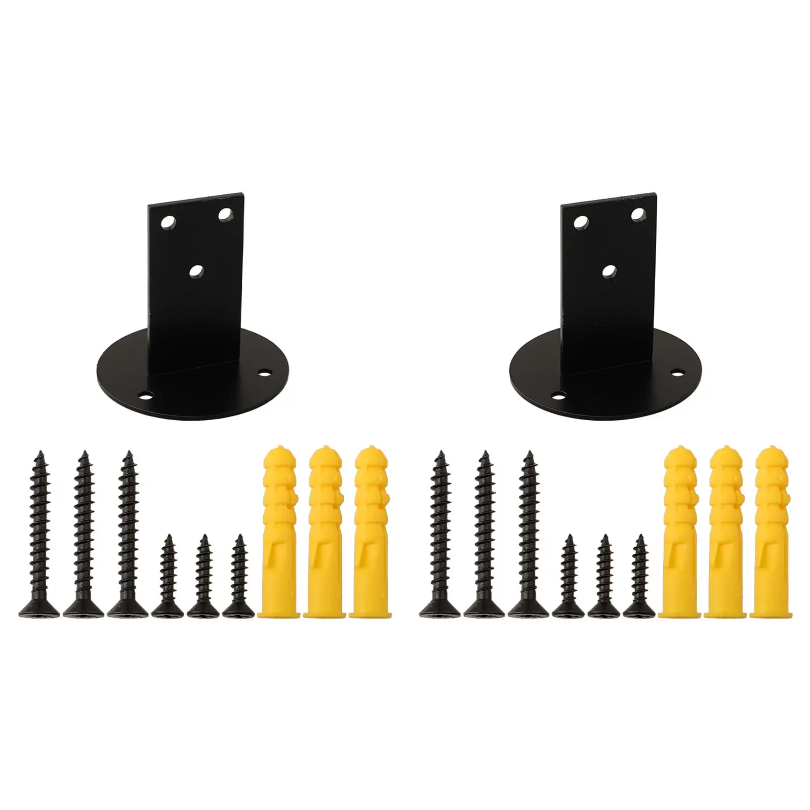 For Dance Studios For Gardens Handrail Brackets Garden Use Home Use Support Bracket Black Finish Easy Installation