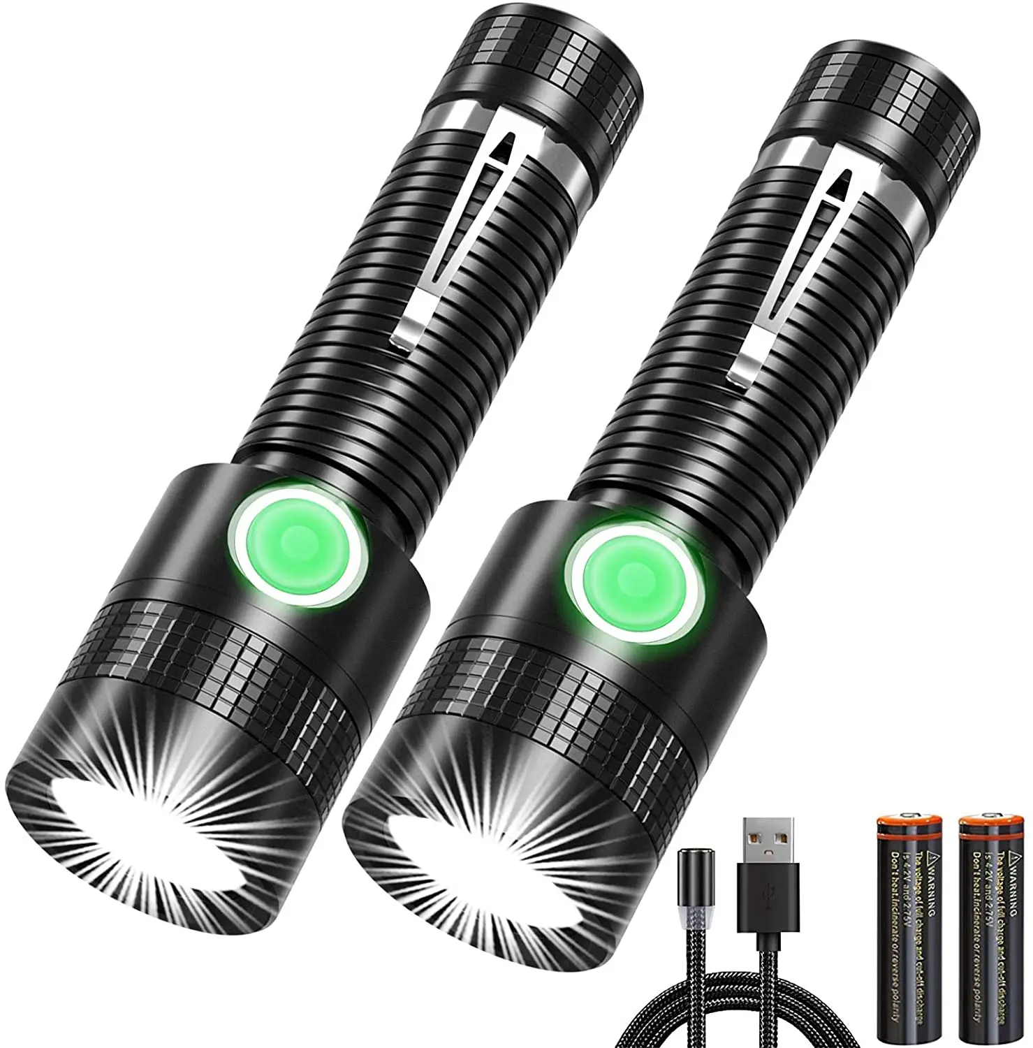 

Camping Super Bright Magnetic Flashlight Rechargeable Led Tactical Flashlight