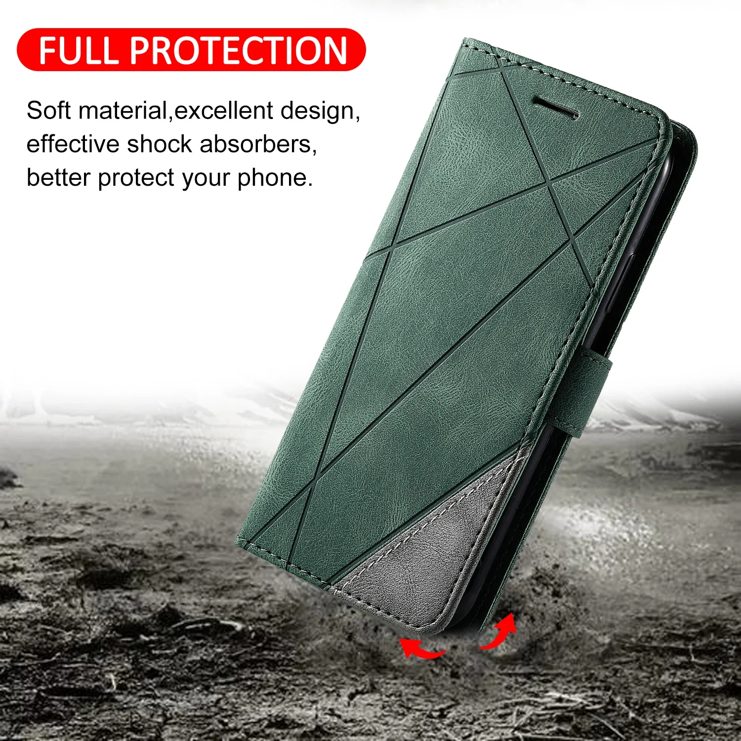 Leather Flip Case For OPPO Find X5 Pro X3 Neo Lite A36 A76 A74 5G Card Slot Magnetic Cover Wallet Etui