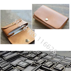 10.6x6.5x2.5cm DIY leather craft name cardholder cutting dies hand machine punch tool pattern
