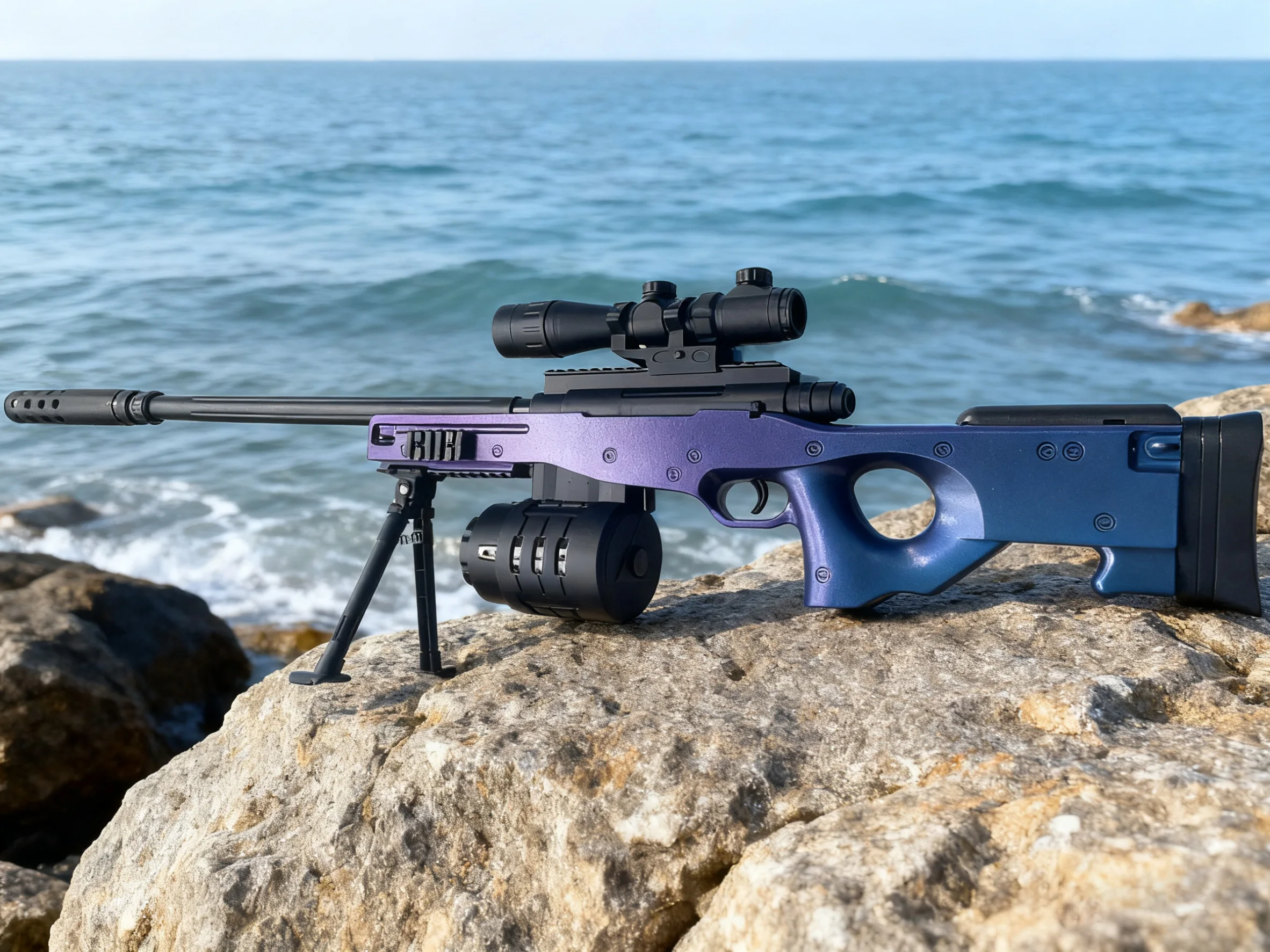 آمنة الوالدين طفل متعة في الهواء الطلق كرة جل الناسف AWM كامل السيارات هلام بندقية اللعب 30 متر المدى 7.4 فولت بطارية لرابط الأسرة وألعاب الفريق #5