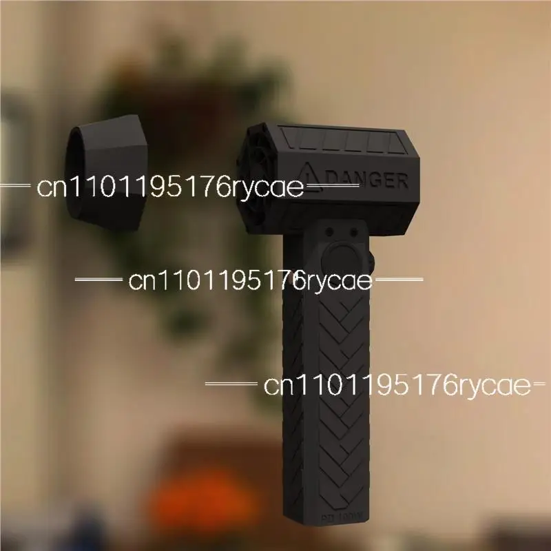 64MM Ducted Fan Handheld Blower, Built-in Lithium Battery, Multi-function Fan for Snow Dust Car Water Blowing