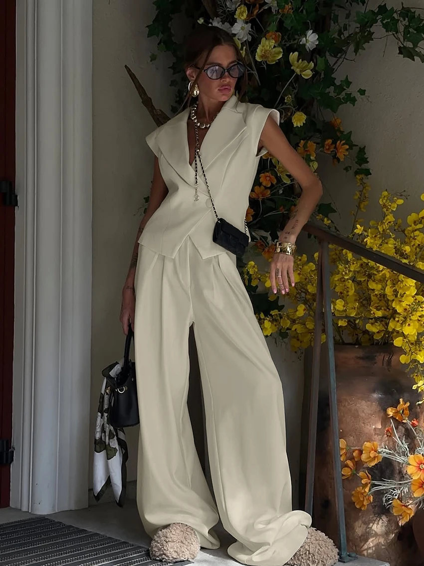 Marthaqiqi أزياء السيدات ملابس خاصة مجموعة مثير بدوره إلى أسفل طوق بيجامة قصيرة الأكمام ثوب النوم بنطال ذو قصة أرجل واسعة الإناث ملابس نوم البدلة #4