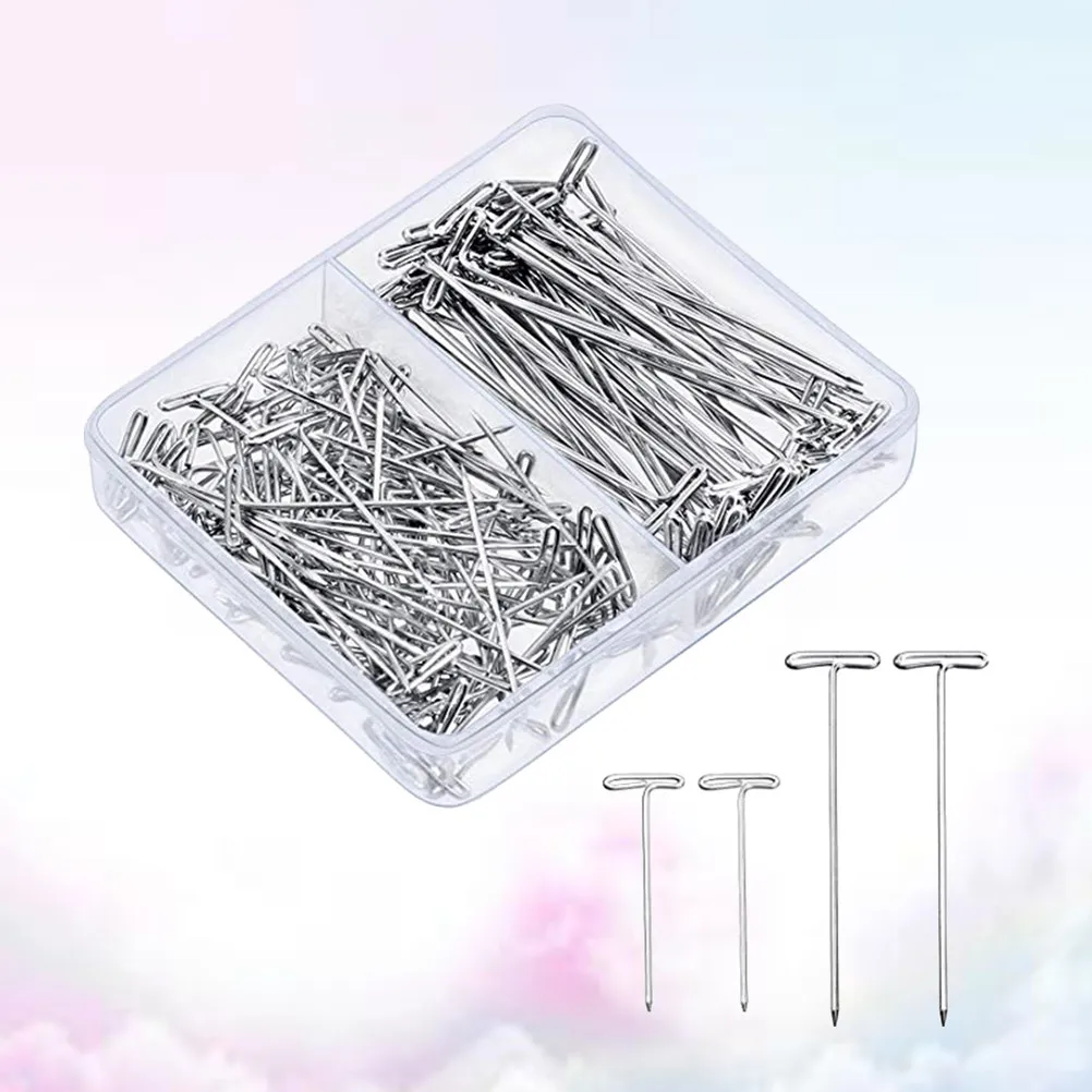 

300 шт. никелированных стальных Т-образных штифтов с прочной Т-образной головкой для рукоделия, демонстрационных досок и поделок