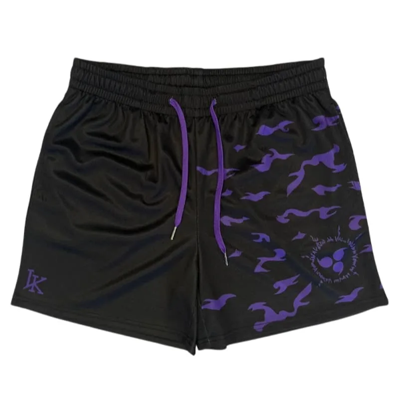 2026 Summer New Arrival Naruto Sasuke Cursed Seal Print Shorts Men's Quick-Dry Swim Trunks Vacation Beach Shorts Family Matching
