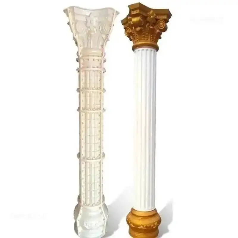 Cast-in-place Roman Column Mold for Gate Thickened Plastic Cylinder Model European Exterior Wall Building Mold for Courtyard
