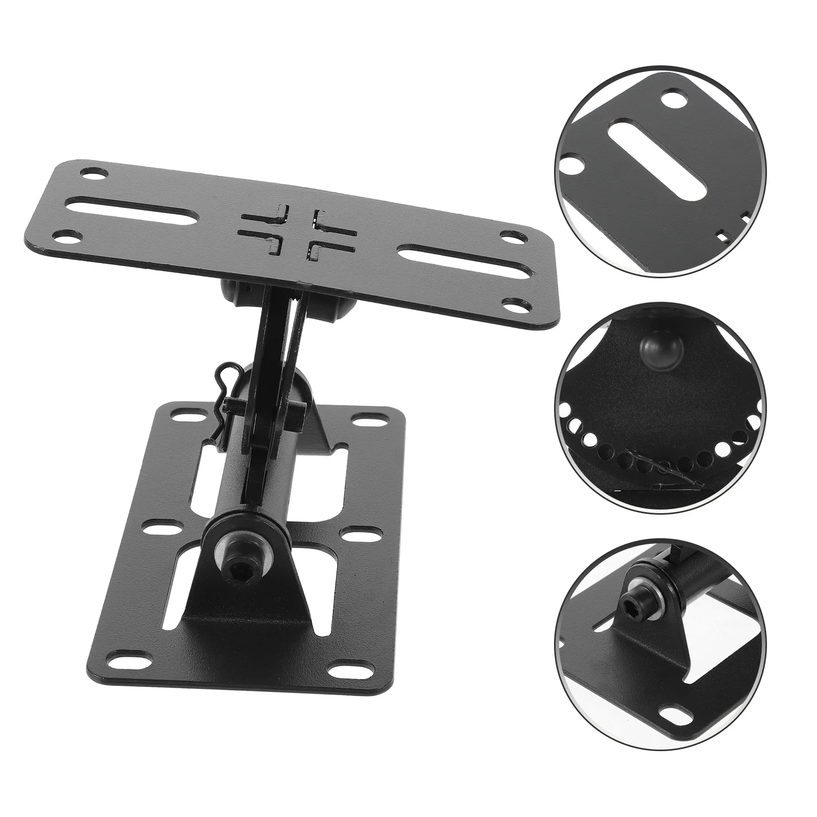 Speaker Mount Center Stand Mounting Brackets Monitor Sound Column Stands Shelf Zinc Alloy Mounts