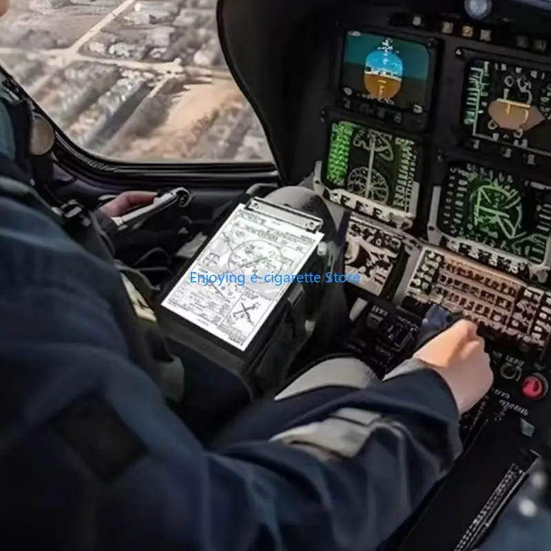 Mehrzonen-Kniebrett mit abnehmbarem Blatt für sichere Flugdokumentation Y4QF – Detail 7