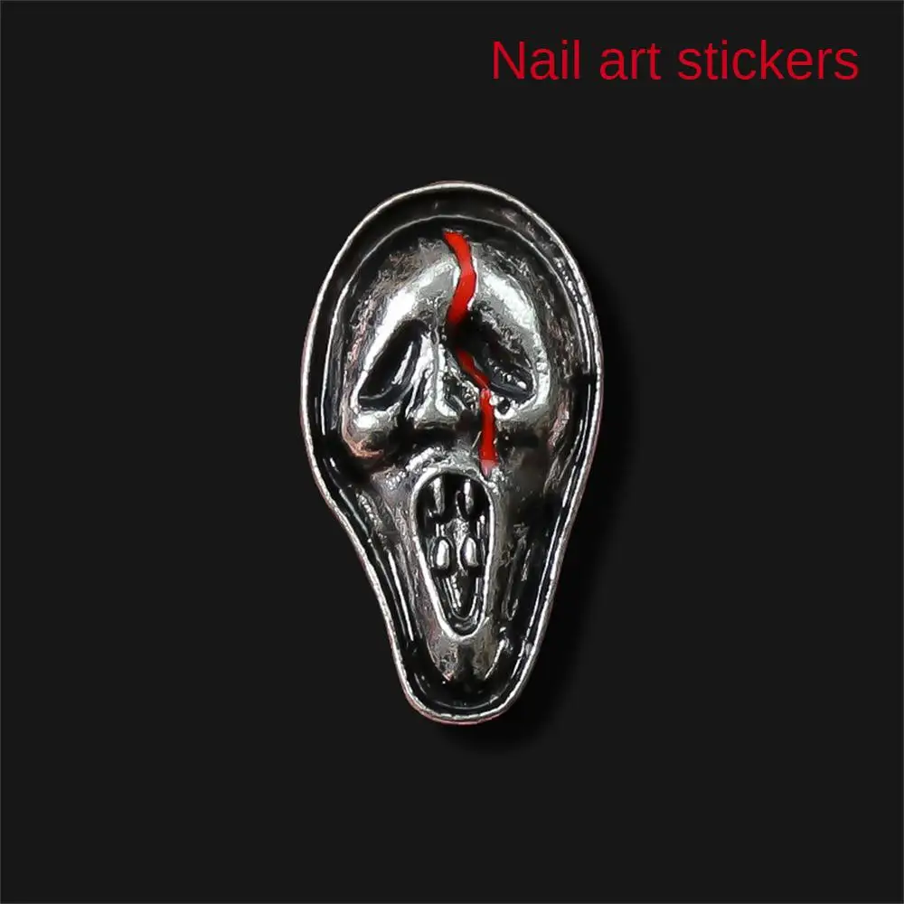 간단한 매니큐어 편안한 해골 안전 섬세한 할로윈 건강 및 미용 실용적인 합금 쥬얼리, 유령 머리 유령 금속